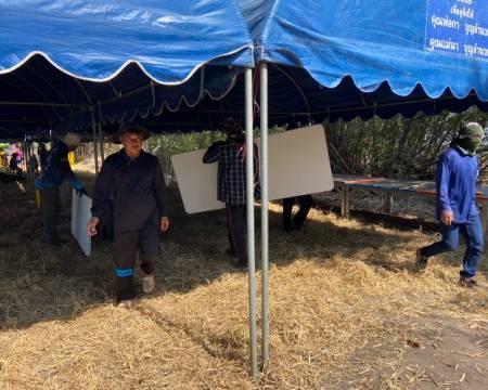 วันที่ 21 มกราคม 2569 เวลา 09.00 น. นายสมควร พลพวก นายกเทศมนตรีตำบลบ้านกอก ลงพื้นที่เตรียมความพร้อมจัดพิธีบวงสรวง โครงการแก้มลิงหนองคำพร้อมอาคารประกอบตามโครงการพระราชดำริ ณ บริเวณห้วยน้ำก่ำ หมู่ที่ 4 ตำบลบ้านกอก อำเภอเขื่องใน จังหวัดอุบลราชธานี  