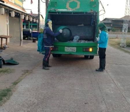 วันที่ 19 กุมภาพันธ์ 2569 เวลา 07.00 น. งานกำจัดขยะมูลฝอยและสิ่งปฏิกูล สำนักปลัดเทศบาล ออกบริการเก็บขยะมูลฝอยให้แก่ประชาชนตำบลบ้านกอก หมู่ที่ 4 หมู่ที่ 5 และหมู่ที่ 6